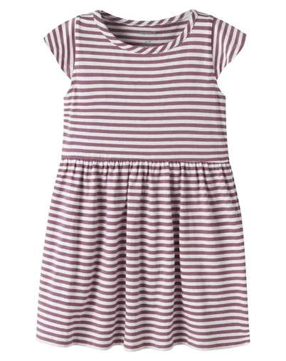 Name it - NMFVinanna Kjole - Bright White/Mesa Rosa